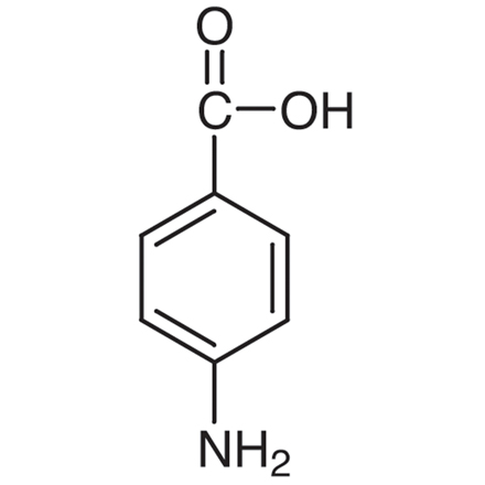 Para Amino Benzoic Acid (PABA) chemical structure